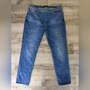 7 For All Mankind Women's High-Rise Blue Jeans